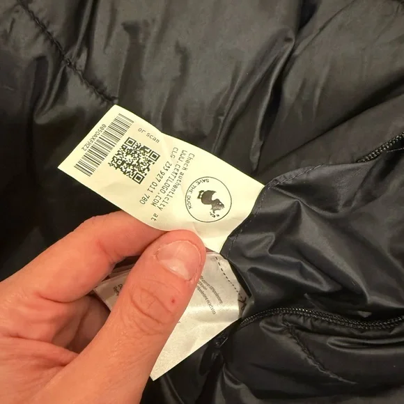 Save the Duck REVERSIBLE FAUX FUR JACKET MOD. BRIDGET IN BLACK - Picture 9 of 13